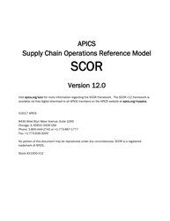 SCOR v12.0 Framework Introduction